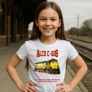 Camiseta Alco C-628 aka Alco Century 628 Locomotiva Diesel