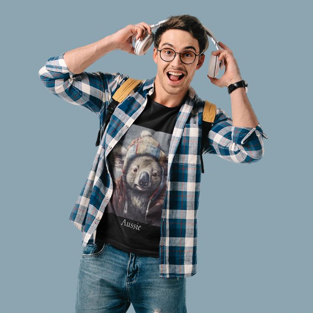 Camiseta Alcoala adorável vestindo chapéu bonito personaliz (Criador carregado)