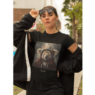 Camiseta Alcoala adorável vestindo chapéu bonito personaliz