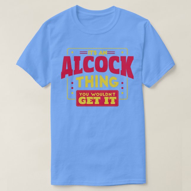 Camiseta Alcock (Frente do Design)