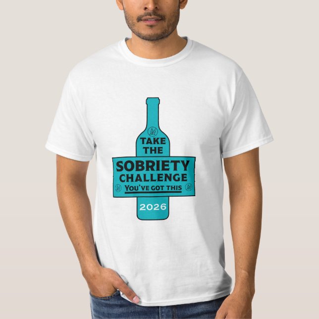 Camiseta  Alcohol Free And Sober (Frente)