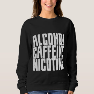 Camiseta Álcool Cafeína Nicotina