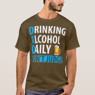 Camiseta ÁLCOOL DO BEBENDO pai DIARIAMENTE