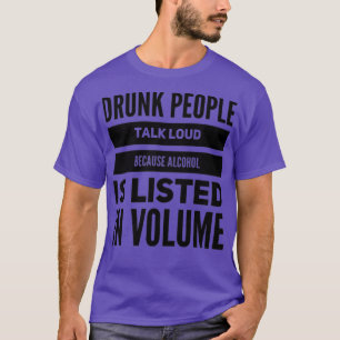 Camiseta Álcool Em Volume