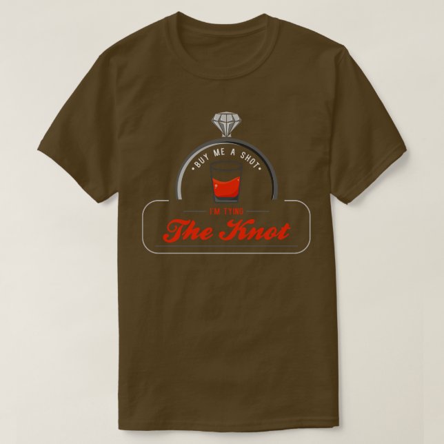 Camiseta Álcool para Despedida de Solteiro (Frente do Design)