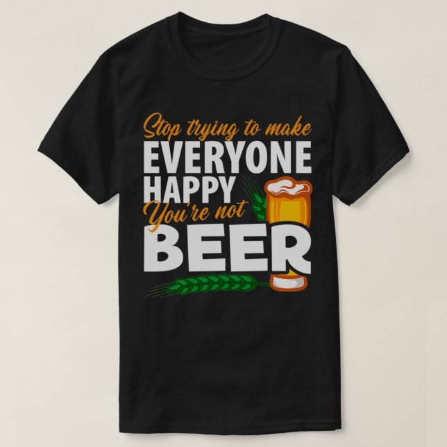 Camiseta Álcool Você Não É Engraçado Cerveja Presentes Home (Frente do Design)