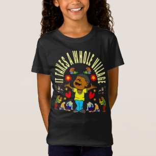 Camiseta Aldeia americana africana