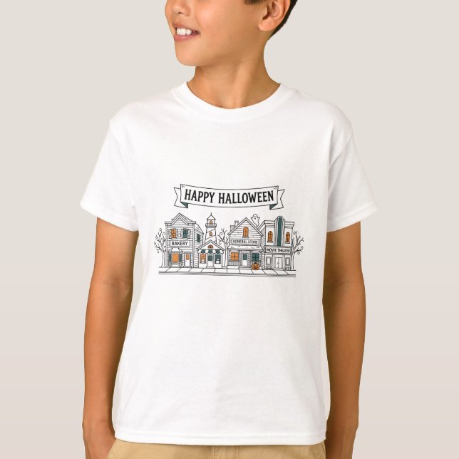 Camiseta Aldeia Costeira Halloween (Frente)