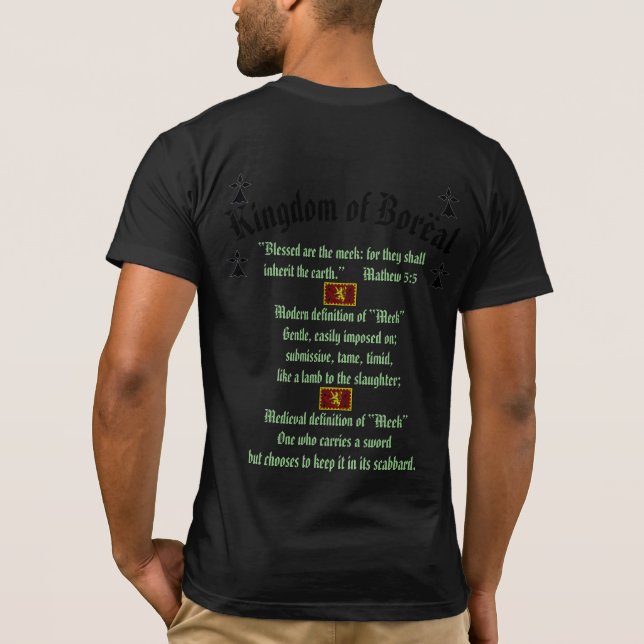 Camiseta Aldeia da Medieval Florestal Boreal (Verso)
