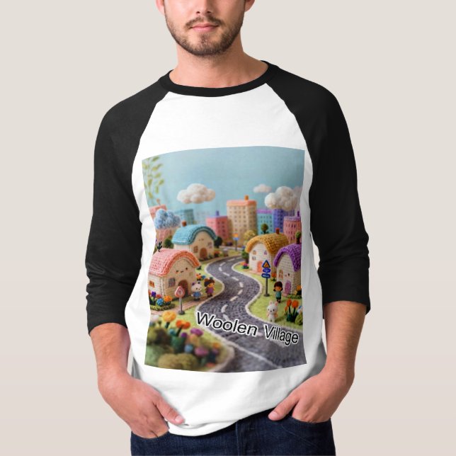Camiseta Aldeia de Lã  (Frente)