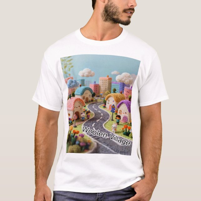 Camiseta Aldeia de Lã  (Frente)