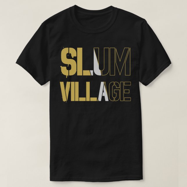 Camiseta Aldeia de Slum (Frente do Design)