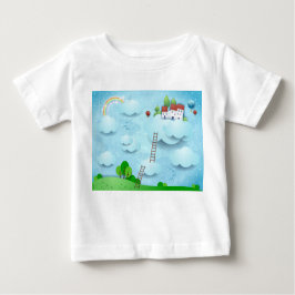 Camiseta Aldeia sobre as Nuvens
