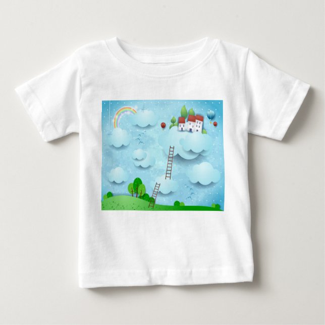 Camiseta Aldeia sobre as Nuvens (Frente)