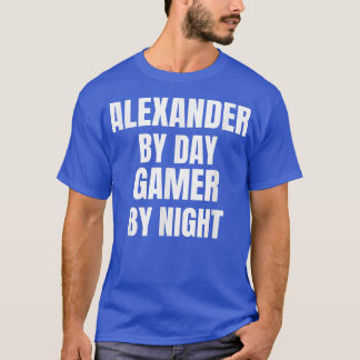 Camiseta Aleander By Day Gamer By Night 