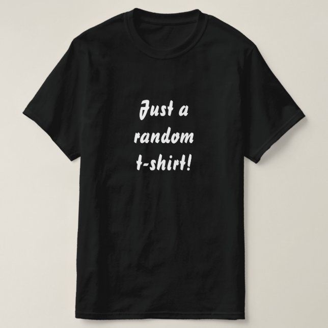 Camiseta Aleatória (Frente do Design)