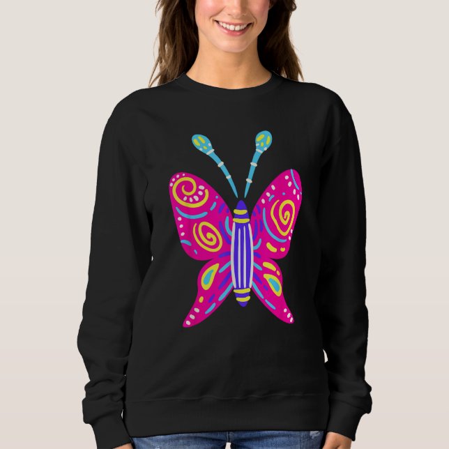 Camiseta Alebrijes Fantasy Figure Animal Sculpture Butterfl (Frente)