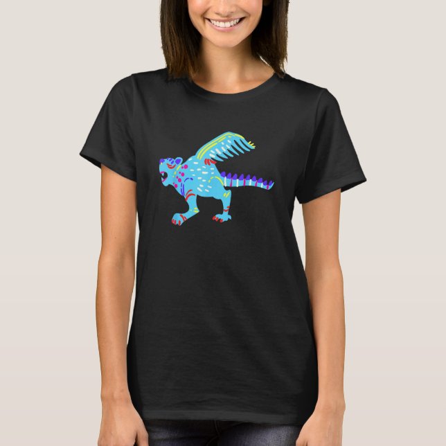 Camiseta Alebrijes Fantasy Figure Animal Sculpture Dragon (Frente)