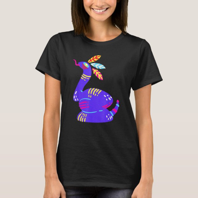 Camiseta Alebrijes Fantasy Figure Animal Sculpture Snake (Frente)