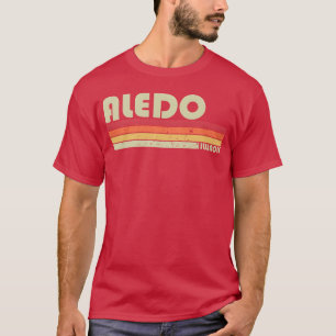 Camiseta Aledo Il Illinois City Home Roots 70S 80S amigos
