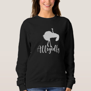 Camiseta Alegadamente, advogado Ostrich para homens ou mulh