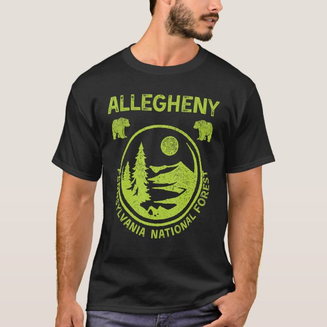 Camiseta Alegheny National Forest Pensilvânia (Frente)