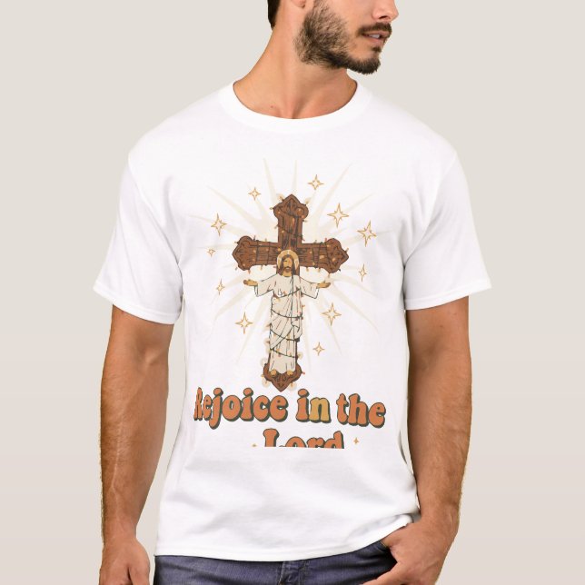 Camiseta "Alegrai-vos no Senhor" (Frente)