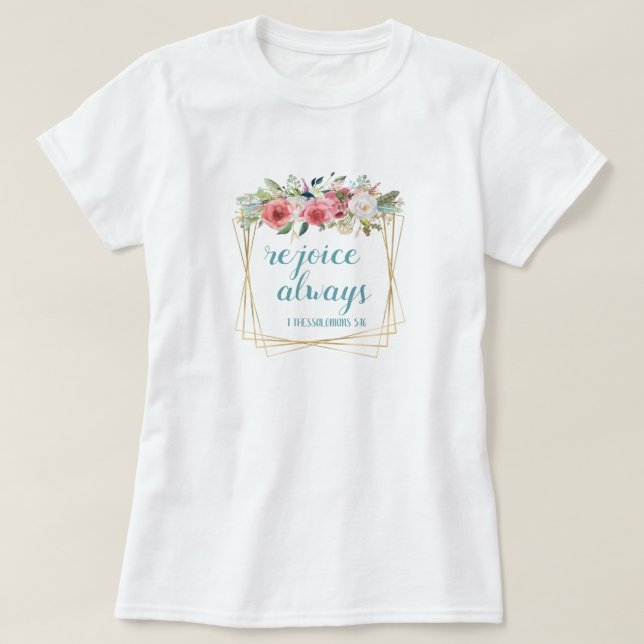 Camiseta Alegrai-vos Sempre (Frente do Design)