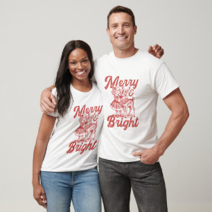 Camiseta Alegre & Brilhante - Natal