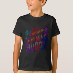Camiseta Alegre companheira de corrida da mamãe meia marato