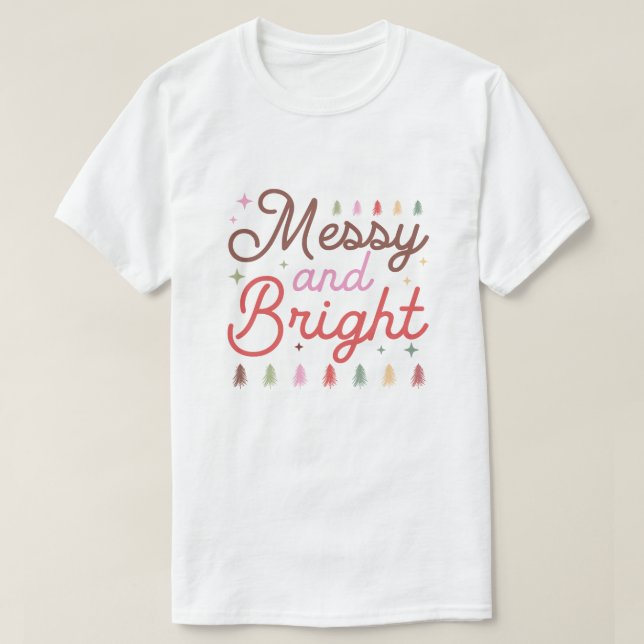 Camiseta Alegre e Brilhante (Frente do Design)