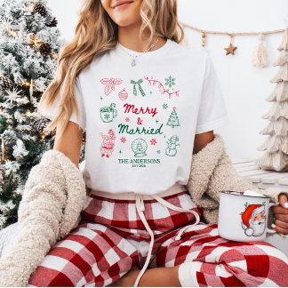 Camiseta Alegre e Casado Rabiscos Vermelhos e Verdes Person