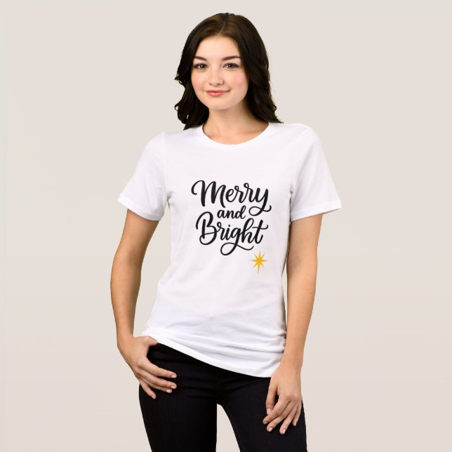 Camiseta Alegre e Radiante (Frente Completa)