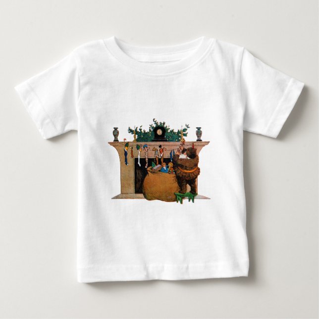 Camiseta Alegre e Velho Elfo de Natal, Jessie Willcox Smith (Frente)