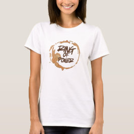 Camiseta Alegre Mancha de Café para Amantes de Café Citação