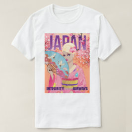 Camiseta Alegre no Japão