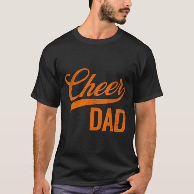 Camiseta Alegre Pai Laranja Torcida Uniforme Pais  (Frente)