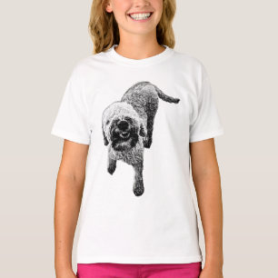 Camiseta Alegre para Cães Lagotto – Estilo Cão Cur
