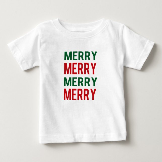 Camiseta Alegre para Criança (Frente)