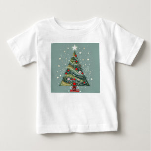 Camiseta Alegria à árvore de Natal do mundo