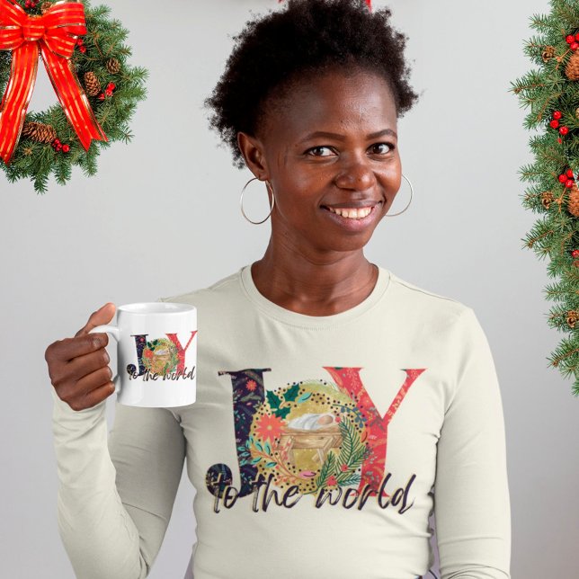 Camiseta Alegria À Natividade Mundial (Criador carregado)