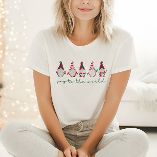 Camiseta Alegria aos Gnomos Vermelhos e Verdes do Mundo