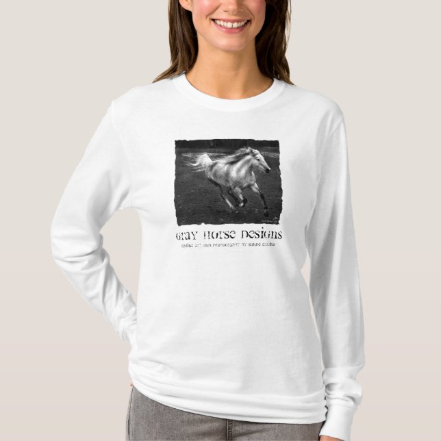 Camiseta Alegria ar livre por Sande Elkins (Frente)