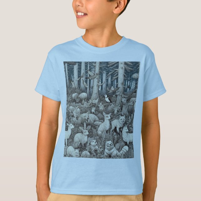 Camiseta alegria da selva (Frente)