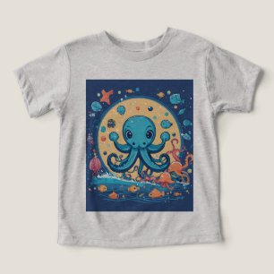 Camiseta Alegria de Malabarismo: Aventura Submarina do Bebê