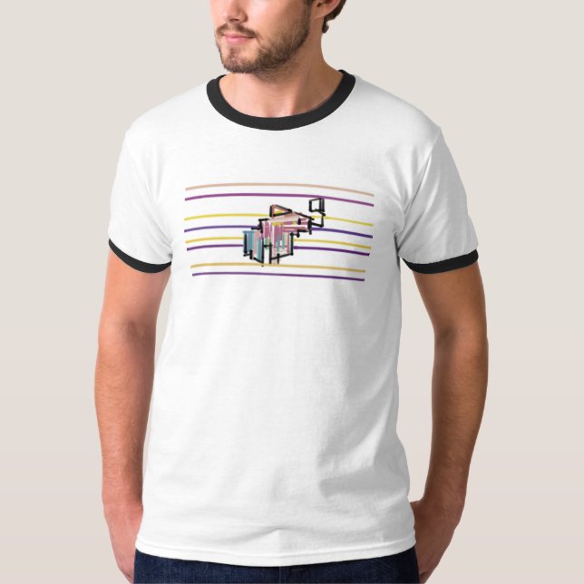 Camiseta Alegria de verão da pesca (Frente)