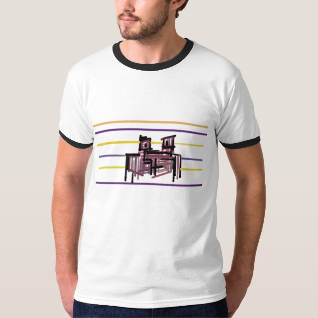 Camiseta Alegria de verão do caranguejo (Frente)