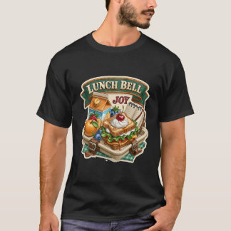 Camiseta Alegria do Sino do Almoço Comida Divertida Sanduíc