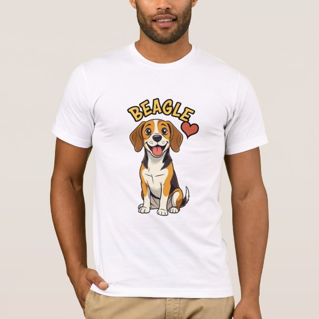 Camiseta Alegria Incontornável: Camisa-T-Beagle (Frente)