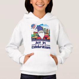 Camiseta Alegria na Celebração do 4 de Julho